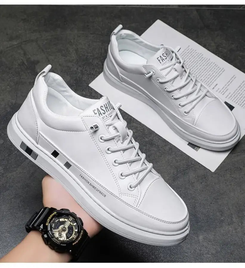 Baskets en Cuir pour Hommes