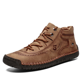 Baskets Masculines Casual Cuir - Lincoln