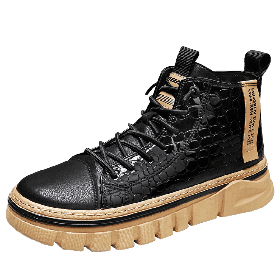 Botte Masculine Cuir Moderne
