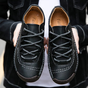 Baskets Masculines Casual Cuir - Lincoln