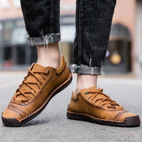 Baskets Masculines Casual Cuir - Lincoln