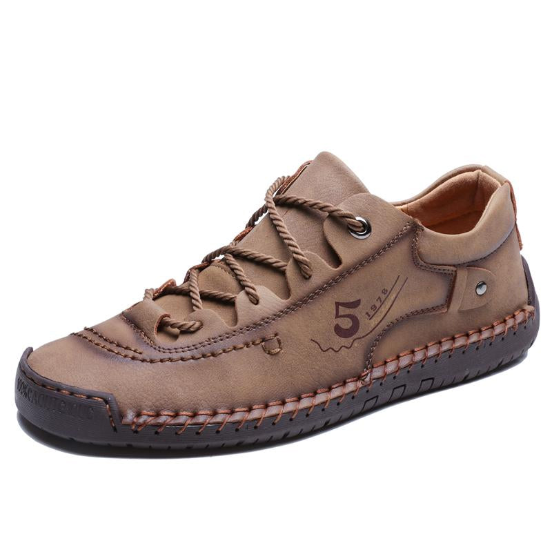 Baskets Masculines Casual Cuir - Lincoln