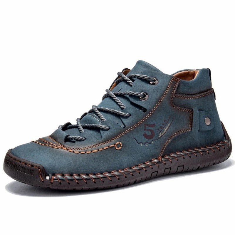 Baskets Masculines Casual Cuir - Lincoln