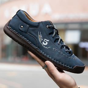 Baskets Masculines Casual Cuir - Lincoln
