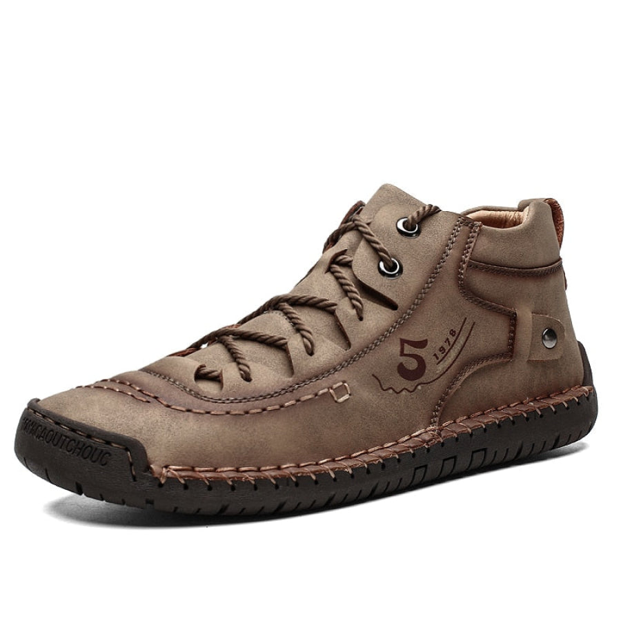 Baskets Masculines Casual Cuir - Lincoln