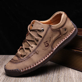 Baskets Masculines Casual Cuir - Lincoln