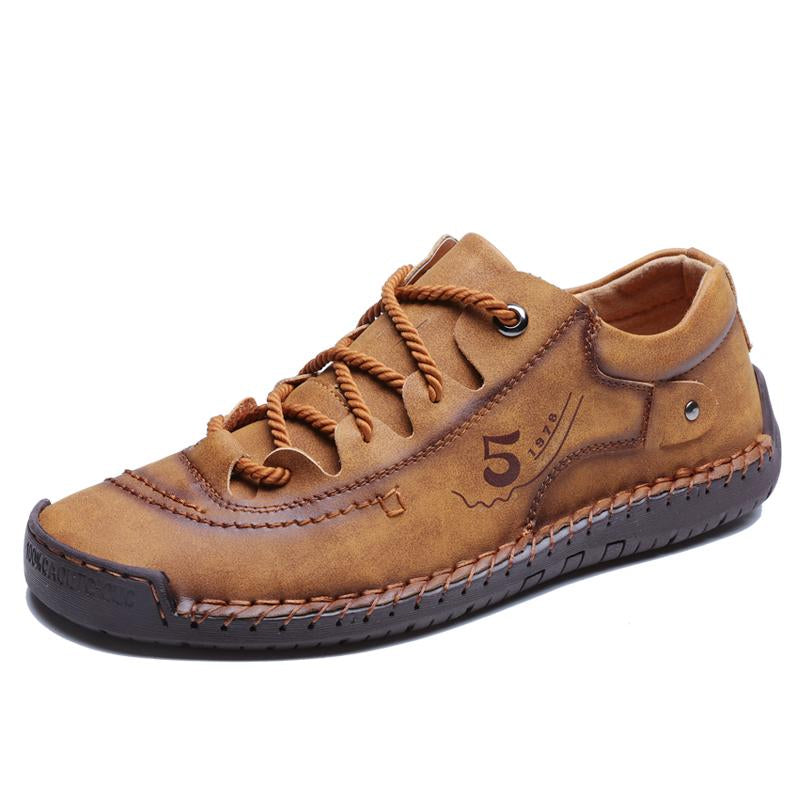 Baskets Masculines Casual Cuir - Lincoln