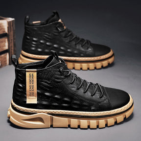 Botte Masculine Cuir Moderne