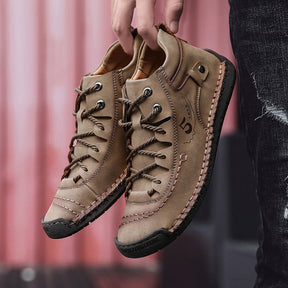 Baskets Masculines Casual Cuir - Lincoln