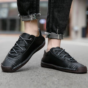 Baskets Masculines Casual Cuir - Lincoln