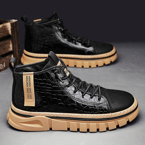 Botte Masculine Cuir Moderne