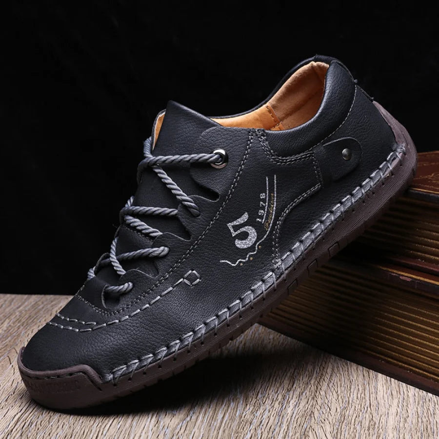 Baskets Masculines Casual Cuir - Lincoln