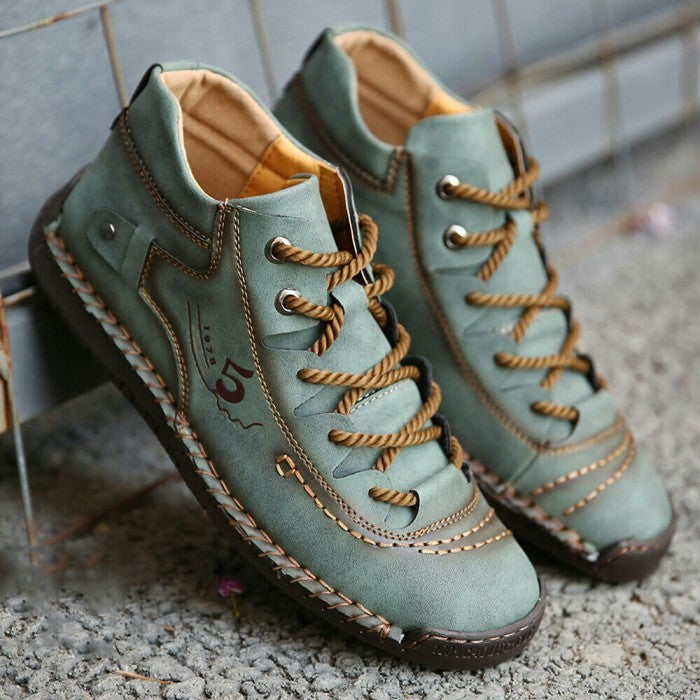 Baskets Masculines Casual Cuir - Lincoln