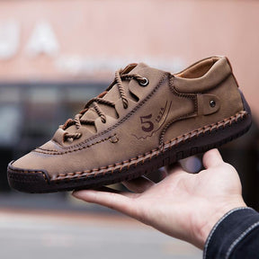 Baskets Masculines Casual Cuir - Lincoln