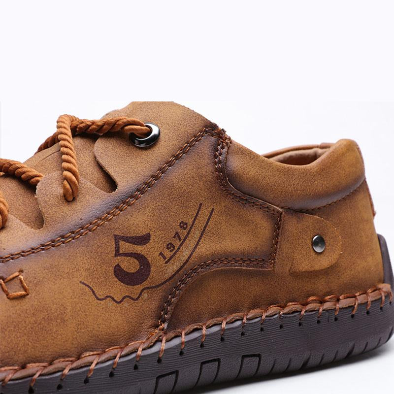 Baskets Masculines Casual Cuir - Lincoln