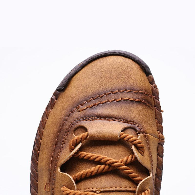 Baskets Masculines Casual Cuir - Lincoln