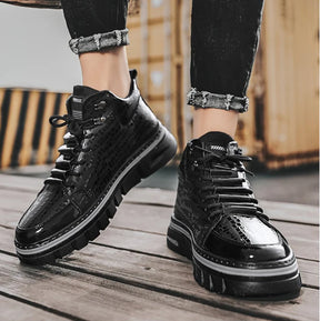 Botte Masculine Cuir Moderne