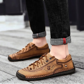 Baskets Masculines Casual Cuir - Lincoln