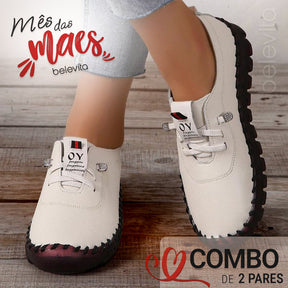 Combo 2 paires - Chaussures Orthopédiques Flexibles - Premium