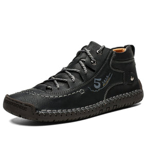 Baskets Masculines Casual Cuir - Lincoln