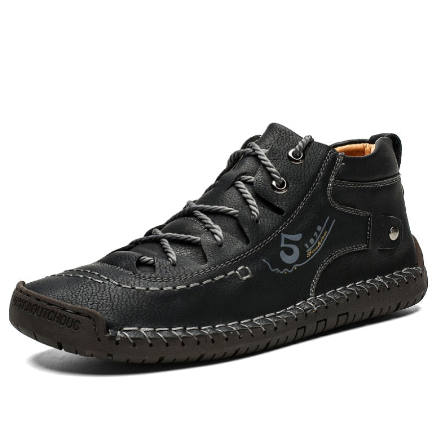 Baskets Masculines Casual Cuir - Lincoln