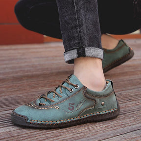 Baskets Masculines Casual Cuir - Lincoln