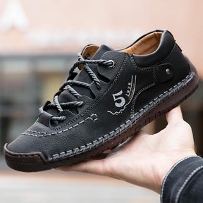Baskets Masculines Casual Cuir - Lincoln