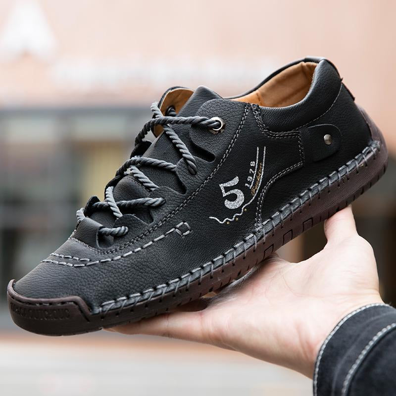 Baskets Masculines Casual Cuir - Lincoln