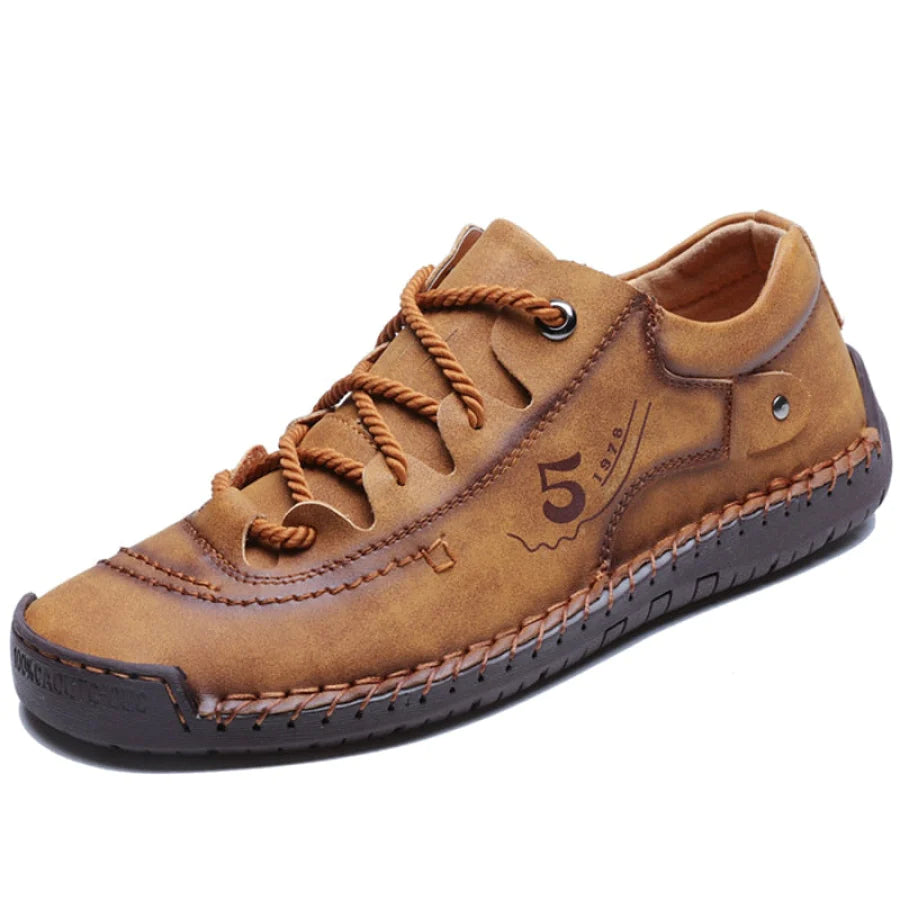 Baskets Masculines Casual Cuir - Lincoln