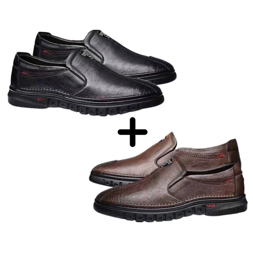 Mocassin Orthopédique en Cuir Comfort [ACHETEZ 1 ET OBTENEZ 2]